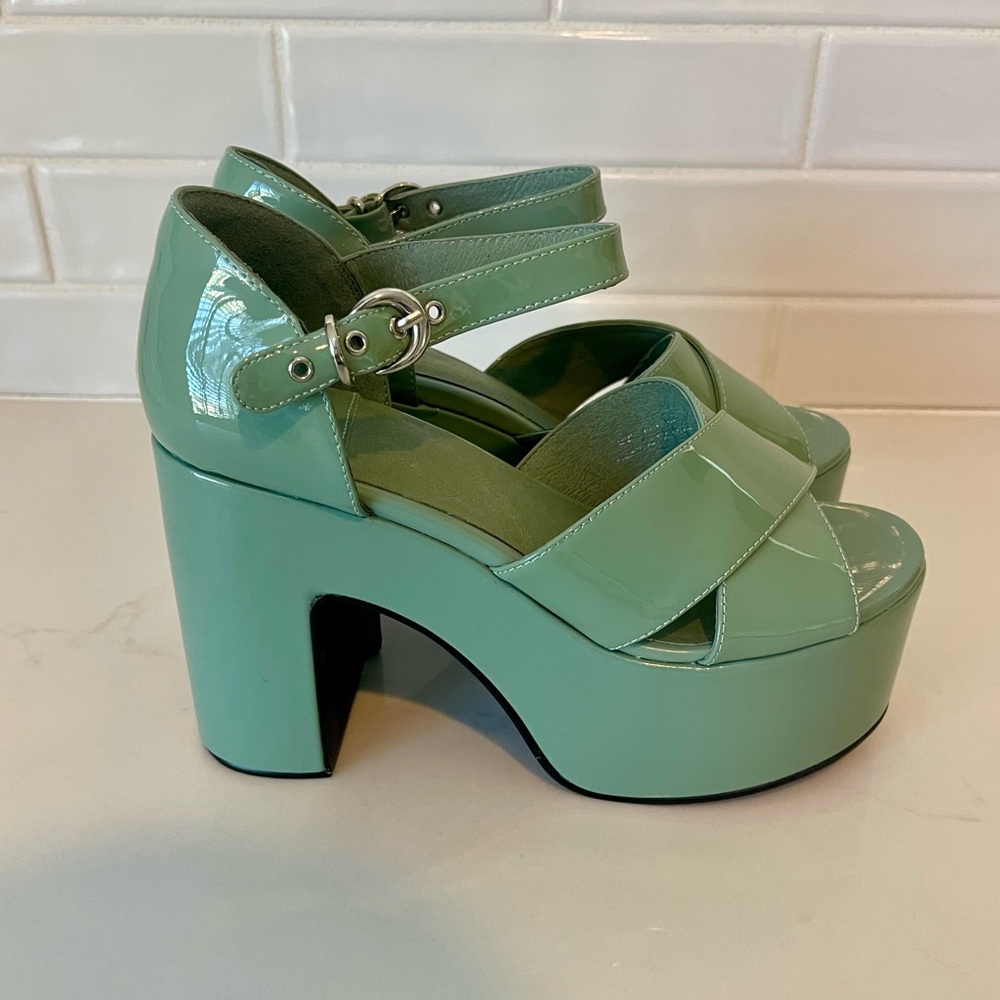 Jeffrey Campbell Green Platform Sandals